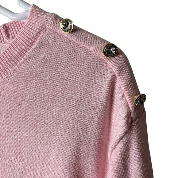 J. Crew Pink Fine Gauge Cotton Pullover Sweater Women’s 2XL  French Capsule NWT - Picture 6 of 11